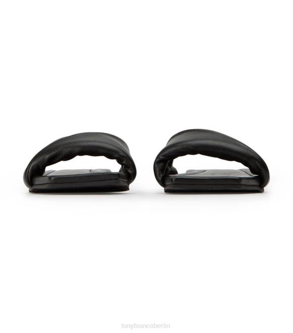 Sandalen| de Tony Bianco Frauen Echo-Wohnungen schwarzes Nappaleder 4624660